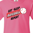 thumbnail image 4 of Inktastic Eat, Sleep, Baseball, Repeat Youth T-Shirt, 4 of 5