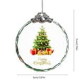 thumbnail image 5 of Christmas Ornaments Crystal Hanging, Christmas Tree Glass Ornament Hanging Craft Collectibles for Home Party Gifts Elegant Glass Merry Christmas Round Holiday Decor 2 Inch, 5 of 6