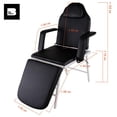 thumbnail image 3 of Sillon Camilla Para Pestañas Faciales Big Room Silla Cama Para Masaje Negro HM3615.2.6, 3 of 7