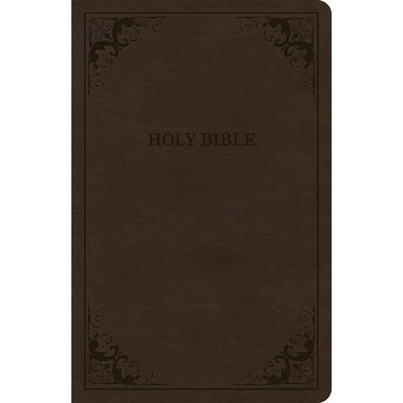 CSB Thinline Bible, Value Edition, Brown Leathertouch, (Hardcover)