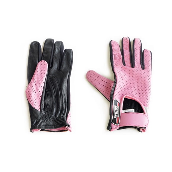 Guantes Motociclista Piel Completo Dama Talla L Rosa BMD BENOTTO MOTORCYCLE DIVISION GUABMD0030