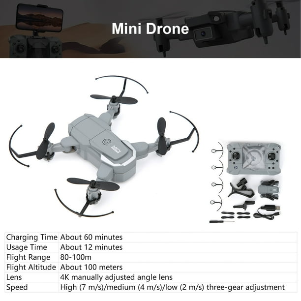 Mini Drone Portable, facile à voler, circulaire, rotation 3D fpv