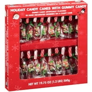 Atico International: Holiday W/Gummy Candy Candy Canes, 19.75 oz