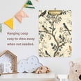 thumbnail image 4 of FORMRS Acrylic Clipboard with Low Profile Clip Standard A4 Letter Size, 12.5" x 9", Beige Birds, 4 of 8