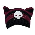thumbnail image 6 of ROZYARD Knitted Beanie Hat for Women Harajuku Style Cat Ear Hat Handmade Crochet Hat Fashion Y2K Hat Winter Warm Headwear, 6 of 13