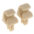 thumbnail image 4 of LOVIVER 2 Pieces Beige Auto Car Interior Sun Visor Hook Clip Bracket For BYD, 4 of 6