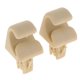thumbnail image 5 of 2x Soporte de Clip de Gancho de Visera Interior Interior 2pcs Beige Sharpla Soporte de clip de gancho para visera, 5 of 7