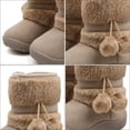 thumbnail image 4 of BRIGHTFUFU 1 par de bonitas botas de nieve para bebé, zapatos de bebé de fondo suave para bebé, invierno, prewalker, 4 of 8