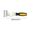 thumbnail image 2 of 12-In-1 Paint Scraper Tool，Multi-Use Painters Tool, 3 Inch Stainless Steel Putty Knife Scraper，Paint Scraper for Painting & Wood，Razor Blade Scraper, 2 of 9