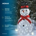 thumbnail image 2 of NOMA Snowman Christmas Display PreLit LED Outdoor Holiday Lawn Decoration, 2 of 8