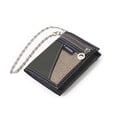 thumbnail image 2 of Men Canvas ID credit Card Holder Clutch Bifold Coin Purse Chain Wallet Pocket, 2 of 5