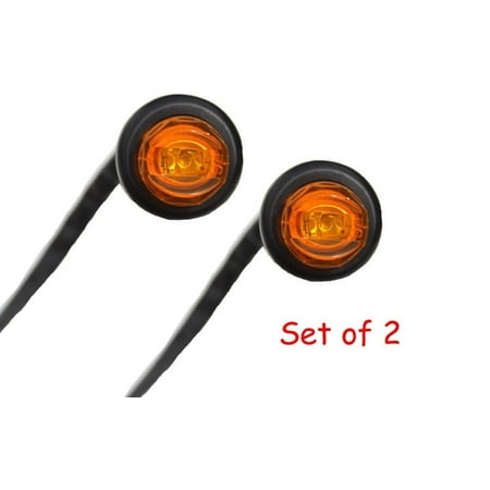 Baby Bullet Amber Led - Pair of 3/4