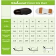 thumbnail image 3 of OrthoComfoot Women's Slippers with Arch Support, Comfortable Slip On Shoes for Plantar Fasciitis, Orthopedic Boat Loafers for Foot and Heel Pain Relief, 3 of 6