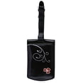 thumbnail image 2 of Woodland Fairy Faux Leather Luggage Tag, Black, 2 of 3