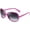 Hot Pink | Gradient Smoke, variant on Kids Round Fashion Sunglasses for Girls Age 3-12 Butterfly Shaped Retro Children Tween Sun Glasses