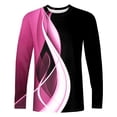 thumbnail image 4 of Blusas y camisas de manga larga y cuello redondo para hombre, estilo casual, estampado, cuello redondo, manga corta, poliéster, 4 of 4