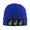 Blue, variant on St. Patrick'S Day Big Irish America Flag Beanie Hat Knit Hat Skull Cap for Men Women Winter Hat Deep Heather