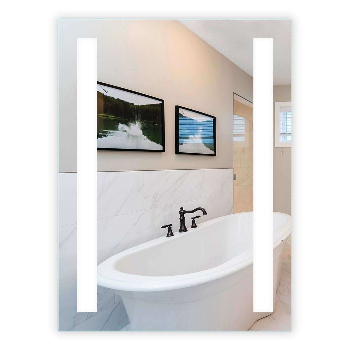 20 Inch Wide Bathroom Mirror – Rispa