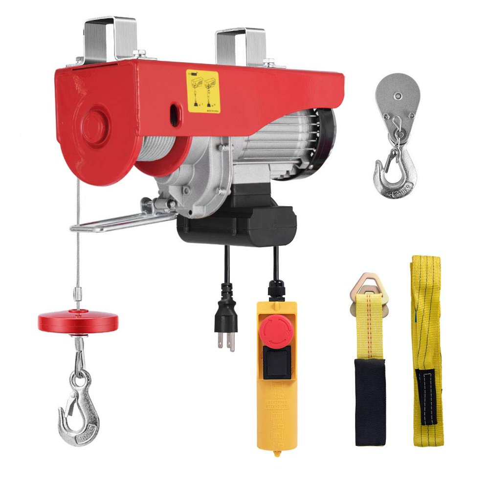 VIVOHOME 110V 440 lbs Electric Overhead Hoist Lift Crane Ceiling Garage