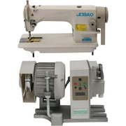 Small Beginner Industrial Sewing Machine, Heavy Duty Commercial Sewing Machine 550W Sewing Machine To Tailors, Drapery Manufacturers 14# Needle Max. 3500 Stitches/Min Scale Range 1M/39in