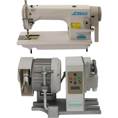 Small Beginner Industrial Sewing Machine, Heavy Duty Commercial Sewing Machine 550W Sewing Machine To Tailors, Drapery Manufacturers 14# Needle Max. 3500 Stitches/Min Scale Range 1M/39in