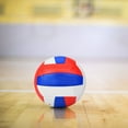 thumbnail image 3 of Volleyball, Red + Blue + White Outdoor Volleyballs PU Leather Obesity Reduction  For Competition, 3 of 8
