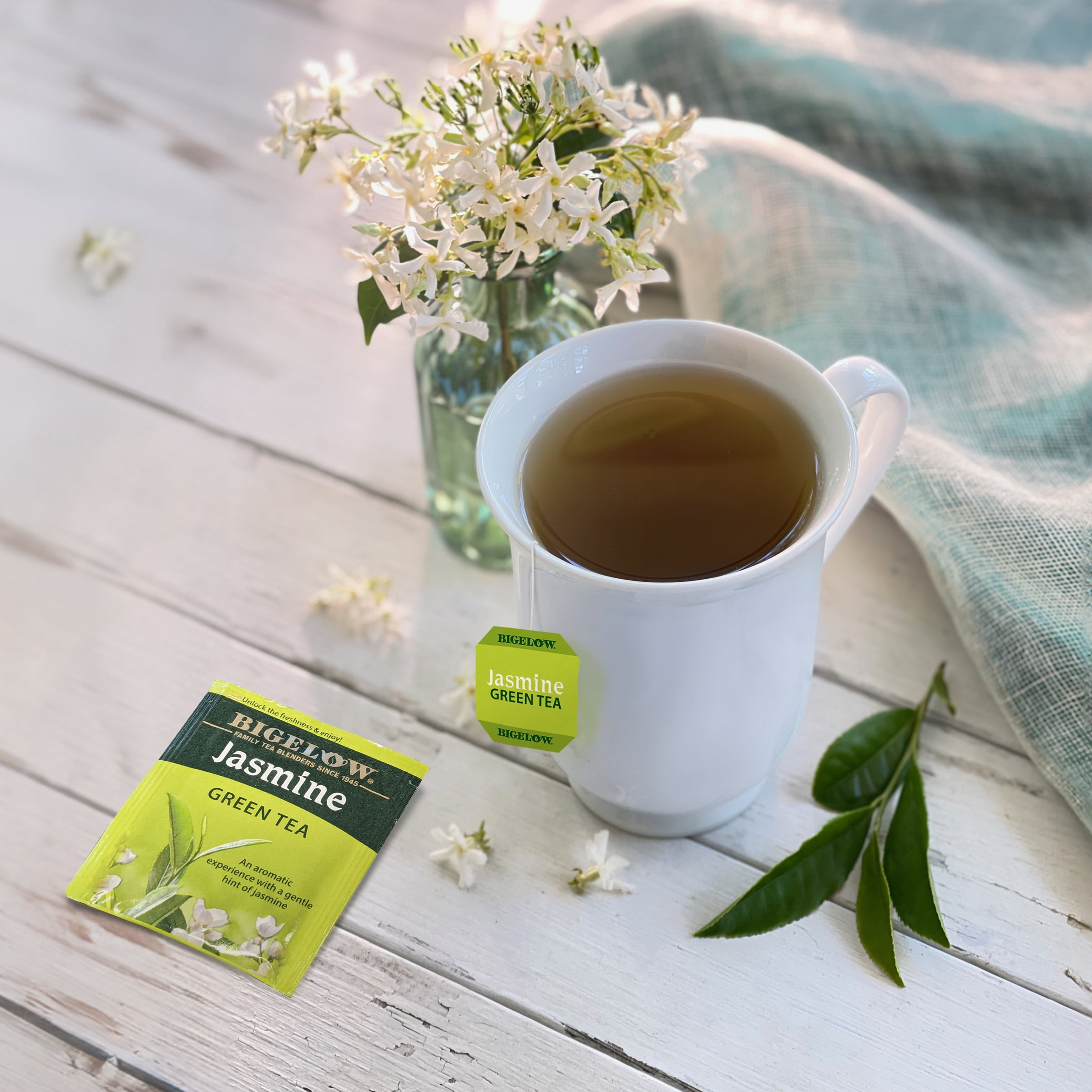 (3 pack) Bigelow Jasmine, Green Tea Bags, 20 Count