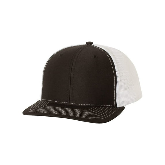 Richardson - Trucker Snapback Cap (Adjustable One Size)