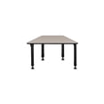 thumbnail image 5 of Regency 36 x 23 x 19 in Trapezoid Height Adjustable Kids Learning School Desk- Maple, 5 of 6