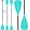 Green, variant on 2 Set of 4 Pieces SUP Paddle Board Paddle Adjustable Lightweight Stand up 2 Use Oar for Paddleboard Kayak Boat Aluminum Alloy Shaft Detachable Floating Oars