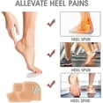thumbnail image 4 of 2 Pair Silicone Heel Protector, Strong and Breathable Heel Protectors, Heel Cups for Fast Heel Pain Relief, Plantar Fasciitis Support, Blister, Spur Relief for Men and Women, 4 of 7