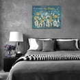 thumbnail image 6 of Farmhouse Flower Decor Wall Art Rustic Daisy Sunflower Floral Hummingbird Family Blue The Lord Pictures Wall Decor Canvas Painting Prints Artwork Framed for Bathroom Bedroom Kitchen 16"x12", 6 of 6