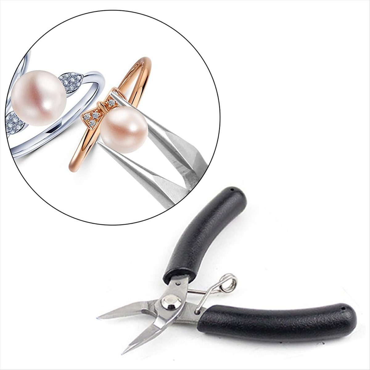 Jewelry Pliers Set for Crafting and Repair Jewelry Pliers Collection Portable Pliers Tools for Jewelry Making,4 Pieces/Set x Jewelry Pliers