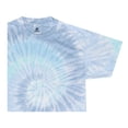 thumbnail image 2 of Colortone Womens Rainbow Tie-Dye Short Sleeve Heavyweight T-Shirt, 2 of 4