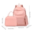 thumbnail image 3 of Resicozy 3 Pcs Backpack Bookbag Casual Lightweight Travel Rucksack Daypack Backpacks for Teens College Bags Backpack 2026 Blue, 3 of 9