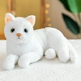 30cm Cute Real Life Cats Doll Stuffed Lying Cat Toys For Children Doll ...