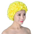 thumbnail image 1 of Lace Vinta Swim Cap Fl Petal Retro Bathing Caps For Women, 1 of 2