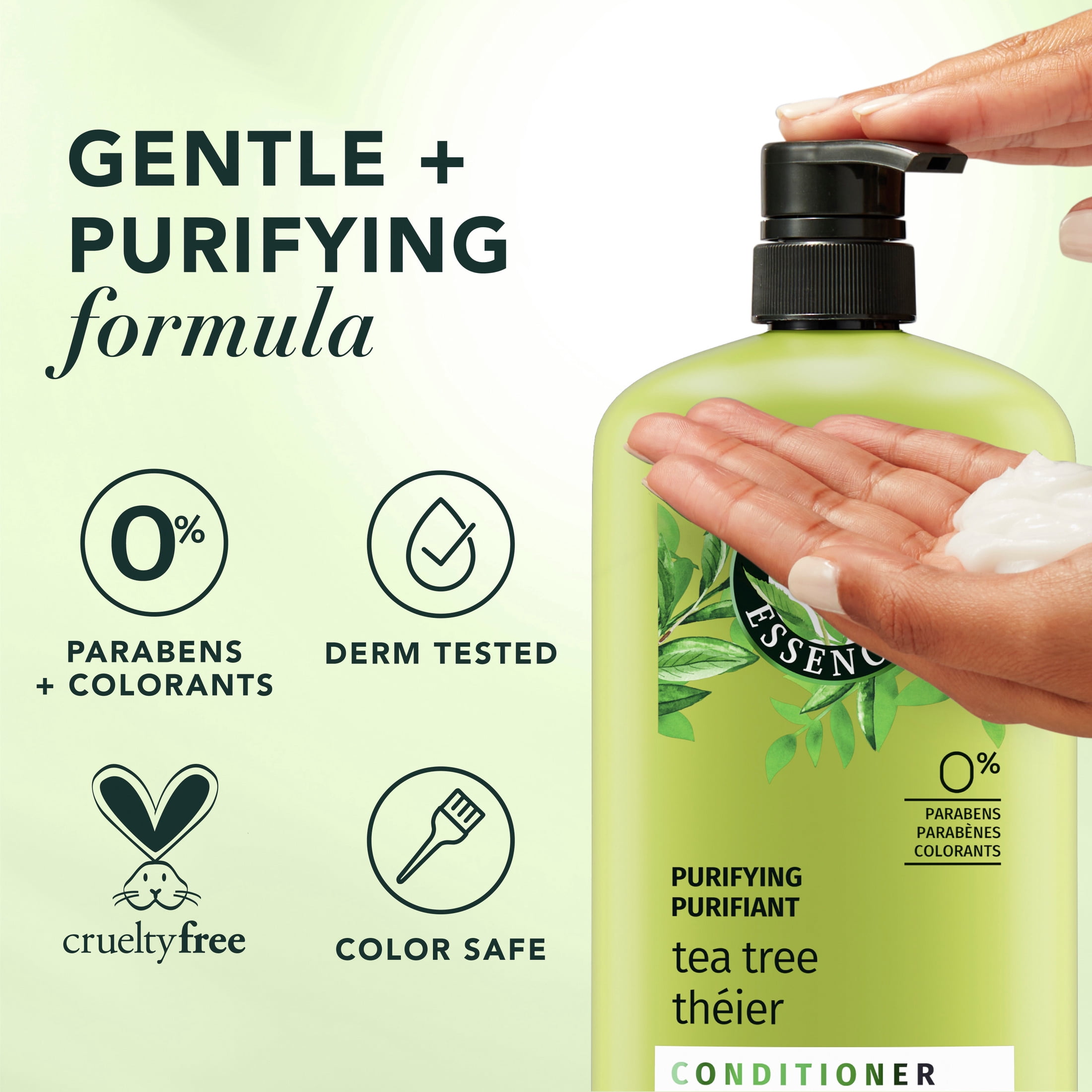 (3 pack) Herbal Essences Purifying Conditioner, Tea Tree, 33.8 fl oz