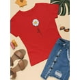 thumbnail image 3 of Love Daisy Positive Heart  T-Shirt Women -Image by Shutterstock, Female XX-Large, 3 of 4