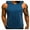 Blue, variant on Inevnen Mens Tank Top with Hood Pocket Gym Hoodie Workout Sleeveless Muscle Shirt