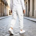 thumbnail image 7 of LIBRCLO Kids Cargo Sweatpants for Boys Casual Sports Pants Drawstring Elastic Bottom Sweatpants with Pockets Size 5 Years, 7 of 7