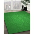 thumbnail image 3 of Ahgly Company Machine Washable Indoor Round Transitional Green Area Rugs, 5' Round, 3 of 7