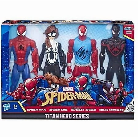 Marvel Spiderman Titan Hero Series Action Figures - Spider-Man, Spider-Girl, ...