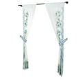 thumbnail image 6 of Better Trends Bloomfield Energy Efficient 100% Cotton Floral Design , for Adult, Curtain Set, Blue, 6 of 6