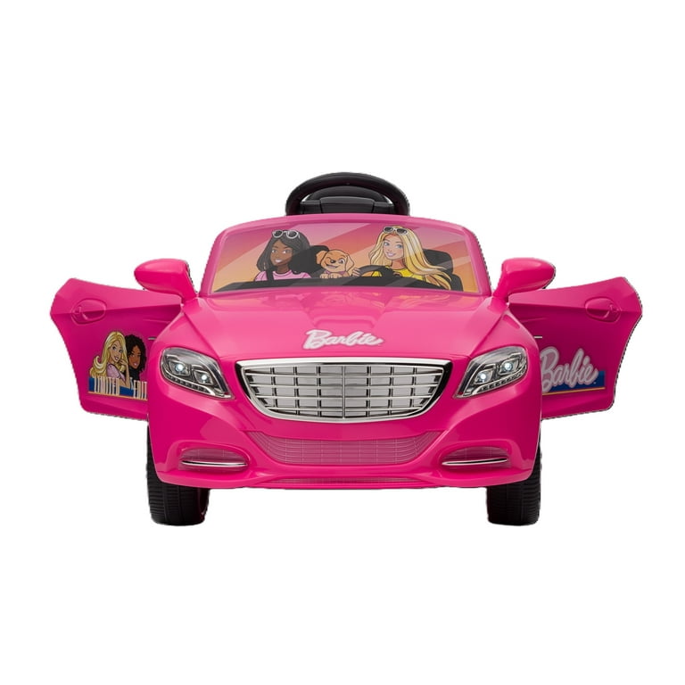 Barbie 6 Volt Convertible Ride on Car 6V Battery Powered Toy Kids and Toddlers Ages 3 Remote Control