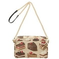thumbnail image 2 of FORMRS Women Crossbody Purse with Chain Strap Vegan Leather Shoulder Handbag, Brown Cakes, 2 of 7