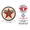 thumbnail image 2 of Texaco '36 Round Tin Sign - 12x12, 2 of 2
