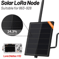 thumbnail image 2 of LOVEVER D5 Solar Node with 5V Panel ESP32 LoRa 32 V3 for WiFi Meshtastic LoRaWAN Heltec SX1262 Built in Battery, 2 of 7