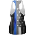 thumbnail image 2 of Halloween Thin Blue Line Superhero Costume All Over Womens Work Out Tank Top Multi X-LG, 2 of 2