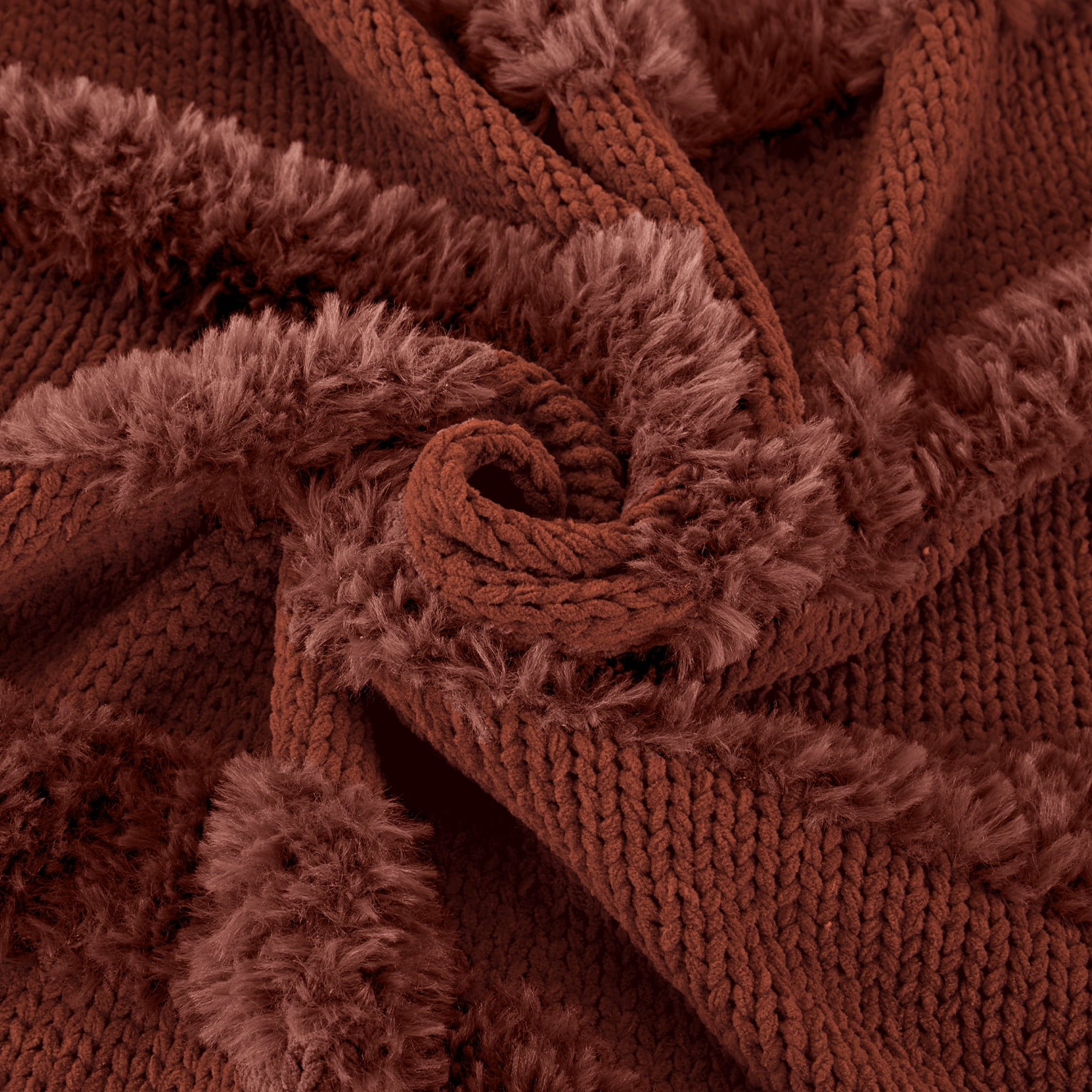 Modern Threads Farrah Nutmeg Acrylic Throw Blanket, 50" x 60"